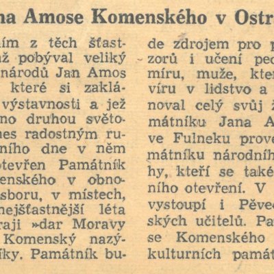 F Nova Svoboda Ostrava 5. Prosince 1954
