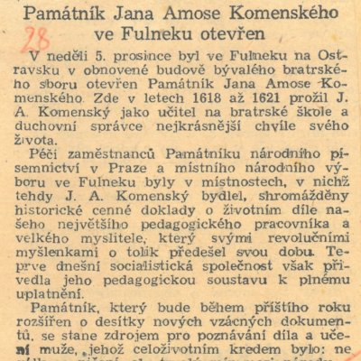 G Prace Ostrava 7. Prosince 1954